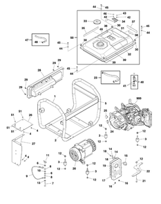 Part Location Diagram of 48911GS Briggs and Stratton Washer (2)